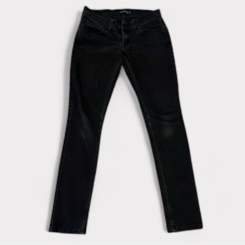Levi’s too super low black jeans